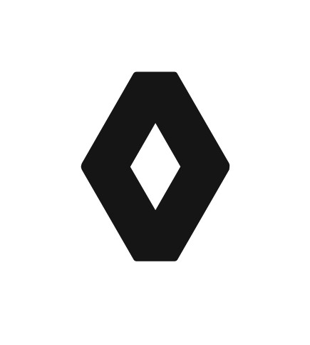 (image for) Renault Centre Cap Logo Badge Stickers Chrome