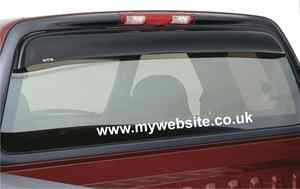 (image for) CAR WEBSITE ADVERTISEMENT WINDOW STICKERS VINYL SIGNS X 5