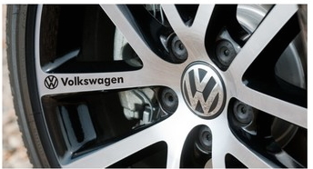 (image for) STRAIGHT VOLKSWAGEN WHEELS RIMS STICKER DECAL