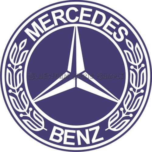 Mercedes Benz Car Logo Sticker [Mercedes Benz Logo 100MM] - £3.30 :  Bluestorm Signs, understands that business identity is vital.Supplier of  all different designs of signs.
