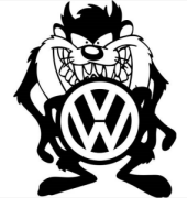 (image for) Taz VW Sticker