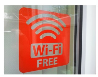 (image for) INTERNET FREE WI FI SHOP CAFE WINDOW SIGN STICKER GRAPHIC No2
